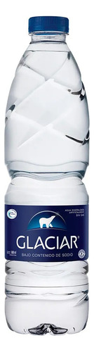 Agua Mineral Glaciar  Sin Gas Baja En Sodio Botella 500 Ml  