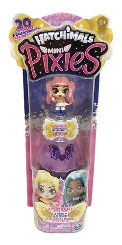 Hatchimals  Mini Pixies Alas Gigantes Figuras Coleccionable