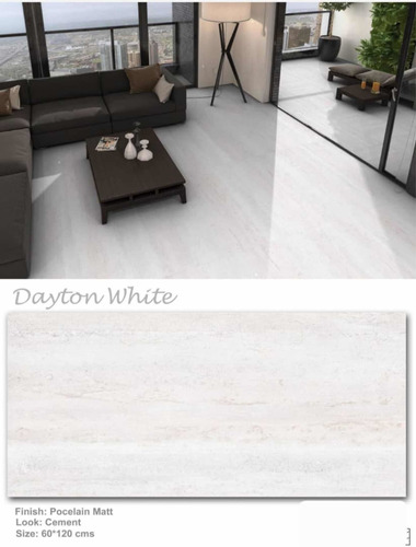 Mpo Porcelanato Español Dayton White Mate (rect)  59*1.20