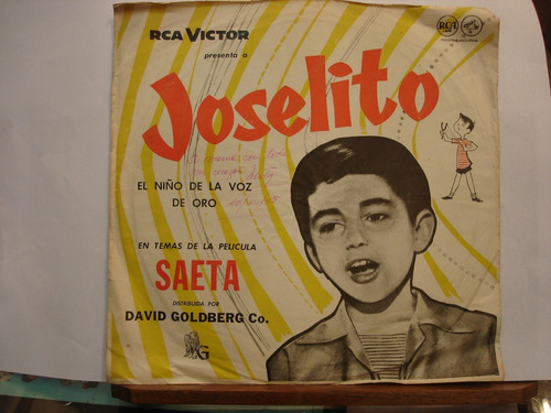 Disco De Pasta Joselito Temas De La Pelicula Saeta Leer Bien