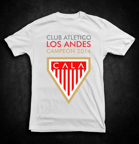 Remera De Los Andes Ascenso Campeon 2014.