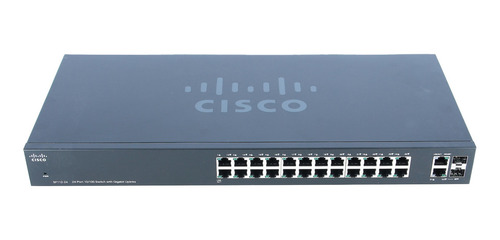 Imagen 1 de 4 de Switch Cisco Sf11224 24 Puertos + 2 Sfp Uplinks Gigabit