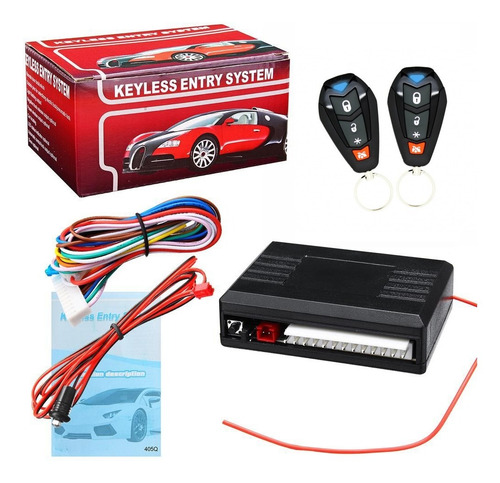 Imagen 1 de 6 de Kit Cierre Centralizado Alarma Modulo Control Universal Auto