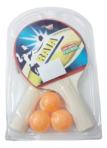 Ping Pong Set Paletas + 3 Pelotas