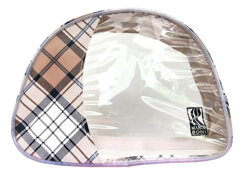 Necessaire Meia Lua Transparente Marco Boni