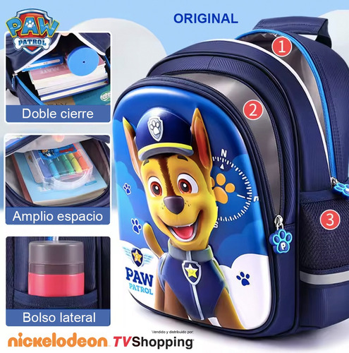 Mochila Paw Patrol Skye Y Chase
