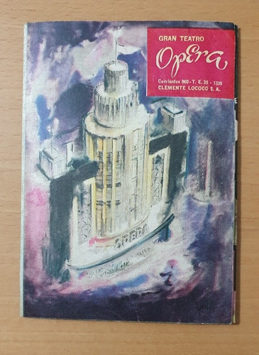 Hotel Internacional - E Taylor / R Burton Teatro Opera 1963