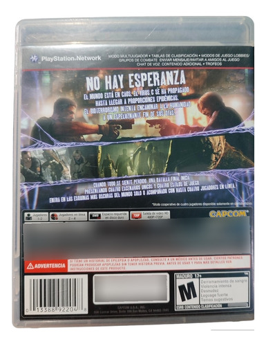 Resident Evil 6 Videojuego Playstation 3 (Usado)