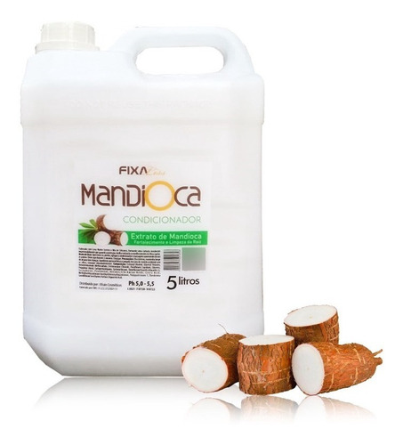 Shampoo Profissional Mandioca + Condicionador Fixa Liss