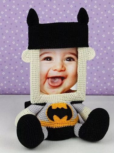 5 Patrones Porta Retratos Crochet Amigurumis Esp.ingl.x 5