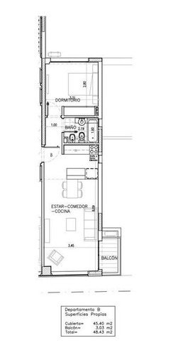 Imagen 4 de 17 de Desarrollo Depto. 2 Amb. C/amenities Vicente Lopez