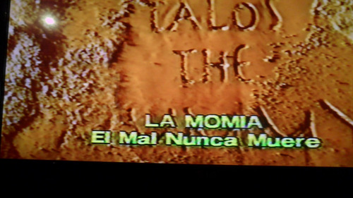 Vhs La Momia El Mal Nunca Muere ( Tale Of The Mummy, 1998) (Usado)