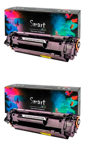 Toner Compatível Hp Cb435 436 285 278 Smart Color Com 2 Un