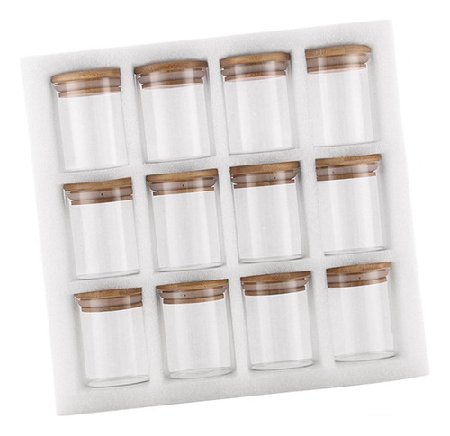12 Uds Tarro De Almacenamiento Contenedor Tarro Recipientes
