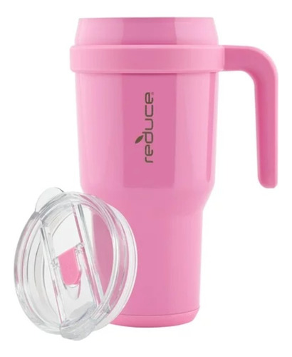Vaso Termico Cold1 Acero Inoxidable Aislado C/ Asa 40 Oz *sk Rosa Peony