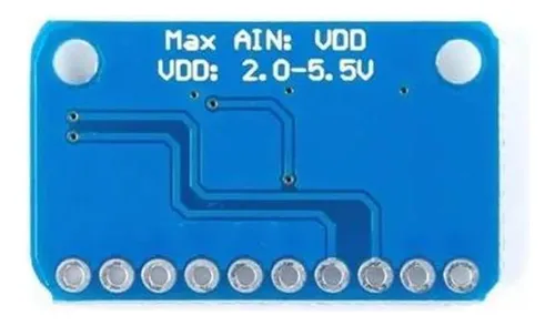 Modulo Conversor Adc Ads1015 12bits 4 Canales Analogico Digi