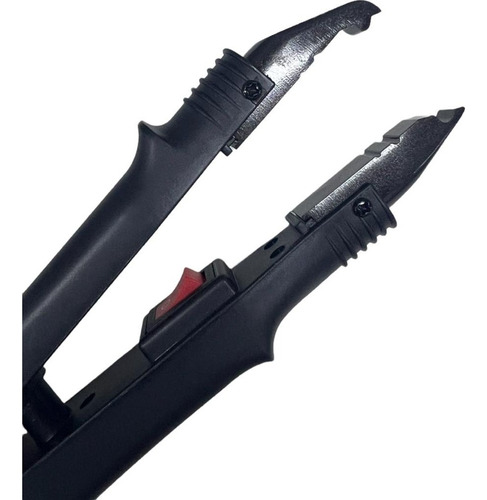 Pinça Profissional P/ Aplicação De Mega Hair Loof Bivolt Cor Preto