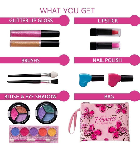 Playkidz Mi Primera Princesa Set De Maquillaje Lavable - Jue