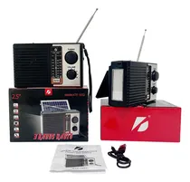 Comprar Radio Corneta Fm\u002Fam Panel Solar Radio Recargable Bluetooth