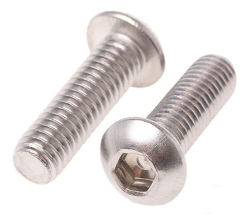 5-40  X 1/4  Tornillo Allen Boton Inox. Estandar (50 Pzs)