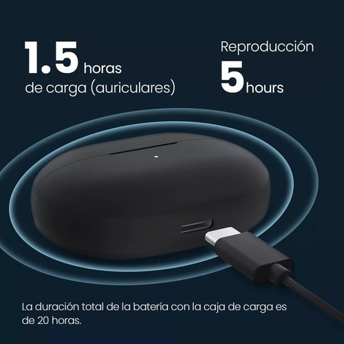 Haylou Gt1 2022 Audífonos In-ear Inalámbricos Dual-master Bt5.2, Con Micrófono, Negro, Gt1 2022