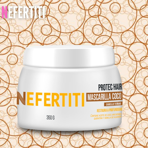 Tratamiento Para Cabello Teñido De Coco Nefertiti 350g
