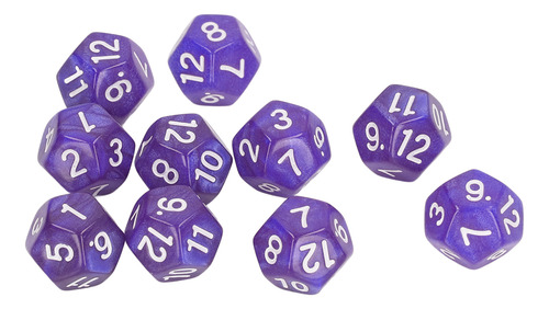 Dados Numéricos De 12 Caras, 40 Unidades, Números Poliédrico