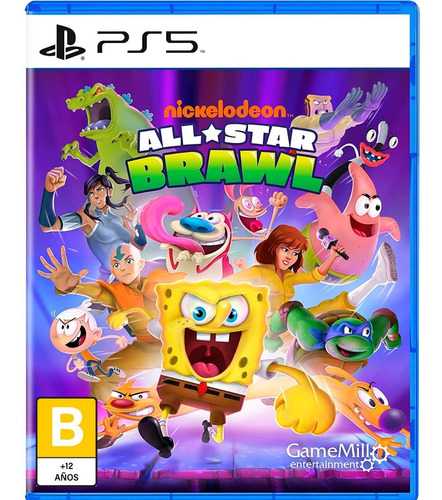 Nickelodeon ® All Star Brawl Ps5 Juego Físico Nick Peleas