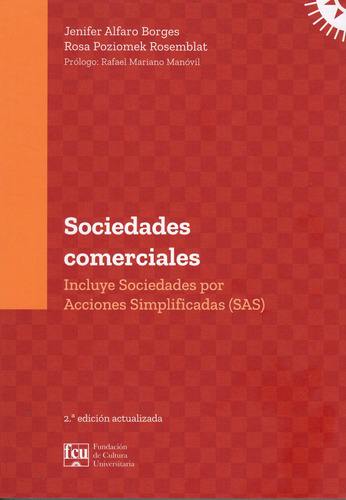 Libro: Sociedades Comerciales /jenifer Alfaro Borges / Fcu