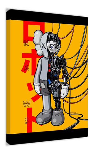 Cuadro Canvas Moderno Kaws Robot Recamara, Oficina 40x60