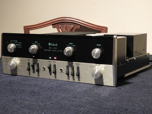 Amplificador Mcintosh Ma-5100 - Classics Hifi Plateado 45 W (Usado)