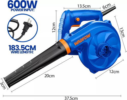 Desmalezadora A Explosion 52 Cc 3 Hp + Sopladora 600w Wadfow