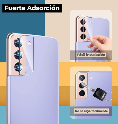 Vidrio Protector Camara Samsung S21 Nuglas Resistencia 9h