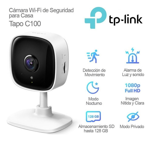 Imagen 4 de 7 de 2 Camara Tp-link Tapo C100 + 2 Memoria Kingston Microsd 64gb