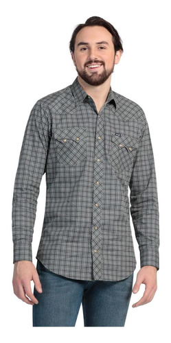 Camisa Moderna Manga Larga Wrangler Hombre 911