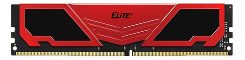 Memoria RAM Elite gamer color rojo/negro  16GB 1 Team Group TPRD416G2666HC1901