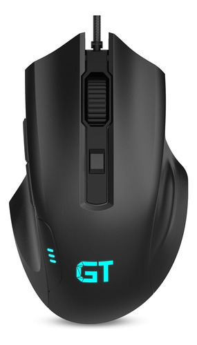  Mouse Para Juegos Con Cable, Ergonómico 7 Modos Rgb Racegt