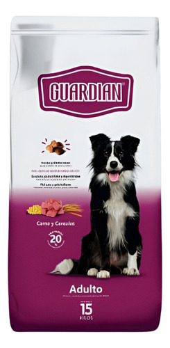 Alimento Guardian Perro Adulto Carne Y Cereales 15 Kg Comida