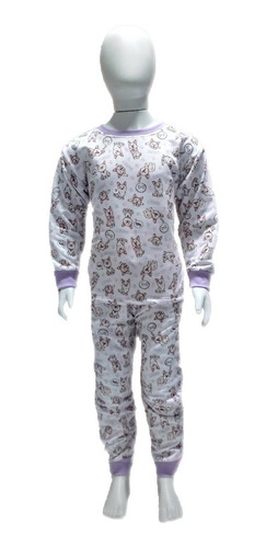 Imagem 5 de 6 de Combo Com 2 Pijamas Infantil Flanelado 0 - 18 Meses