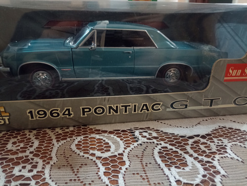 Pontiac Gto 1964 A Escala 1/18 - Sun Star Azul Acero
