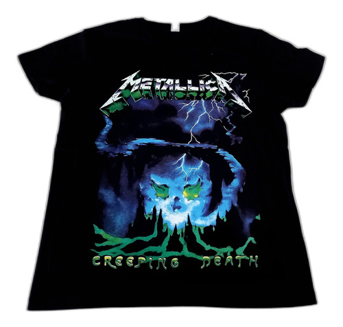 Metallica Creeping Death Polera Talla M/l Roly 