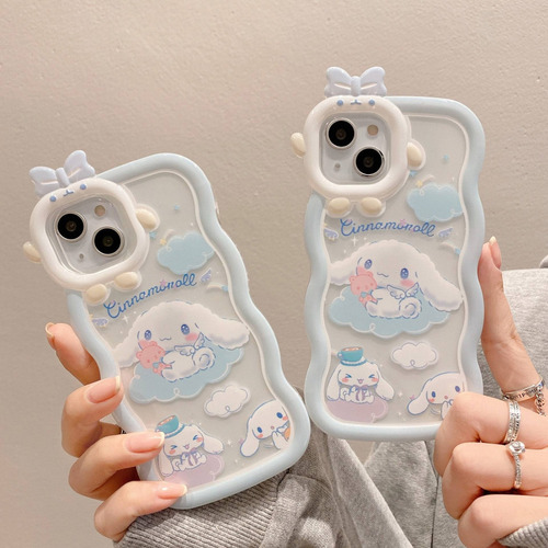 - Funda De Teléfono De Cinnamoroll De Silicona Para iPhone