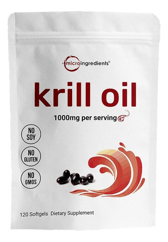 Aceite De Krill Premium Epa 120 Capsulas Omega Dha Eg A67 Sabor ND
