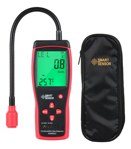 Detector Portátil De Fugas De Gases Combustibles Smart Senso