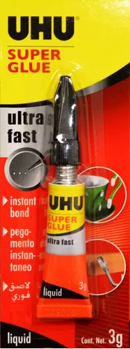 Pegamento Instantáneo UHU Super Glue 3 ml