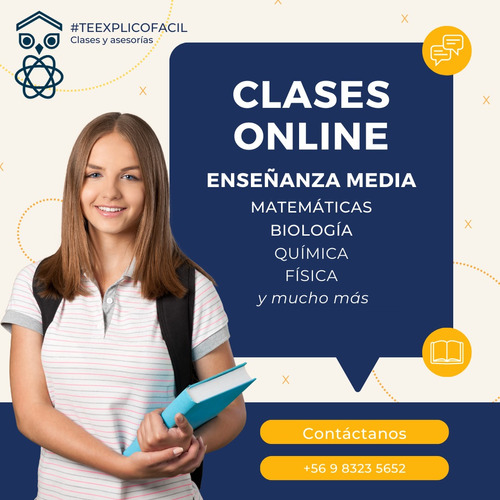 Clases Enseñanza Media De Matemáticas, Química, Física Y Bio