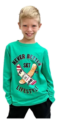 Remeras manga larga niños new arrivals