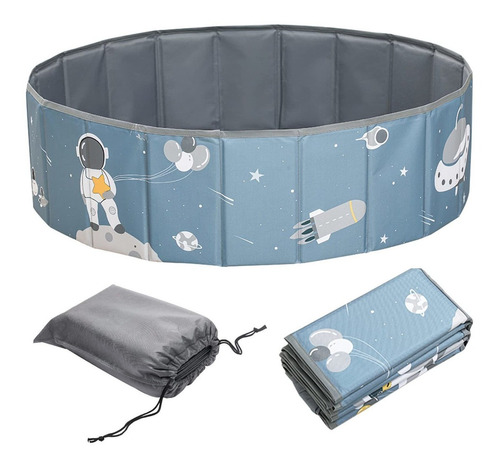 Ibwaae Piscina De Pelotas Portátil Para Niños, Plegable, Gra