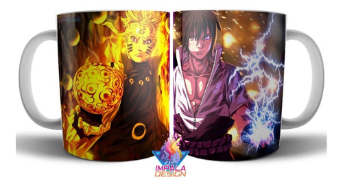 Taza Ceramica Anime Naruto Shippuden Vs Sasuke Final Battle