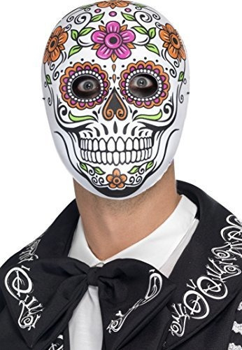 Máscara Mexicana Del Día De Los Muertos De Smiffy, Máscara 